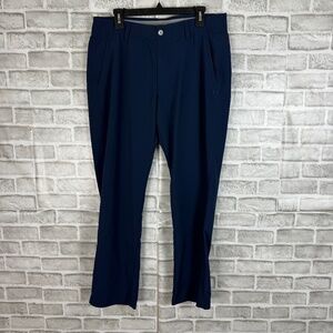 Under Armour Golf Navy Blue Straight Leg Slash Pocket Performance Pants 36 x 30